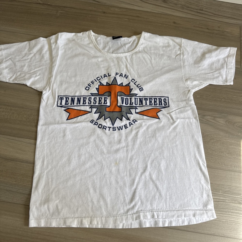 Vintage 90s Tennessee Volunteers Single Stitch Vols T-shirt Size M Made In USA